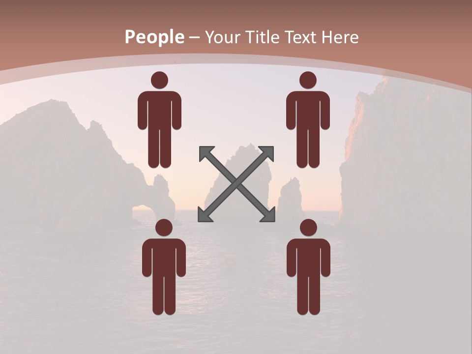 Arch Beach Formation PowerPoint Template