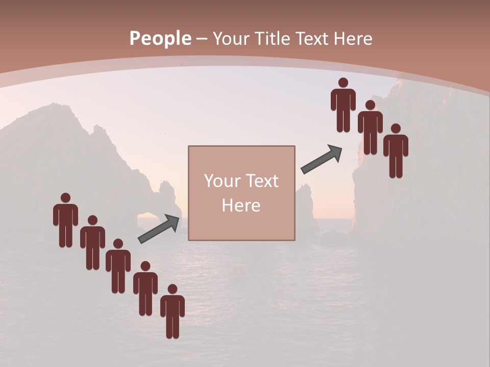 Arch Beach Formation PowerPoint Template