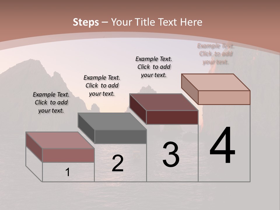 Arch Beach Formation PowerPoint Template