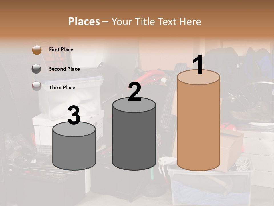 Box Dirty Garage PowerPoint Template