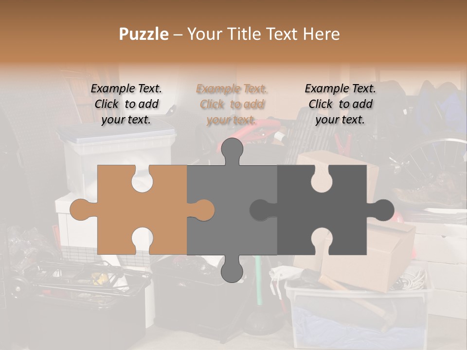 Box Dirty Garage PowerPoint Template