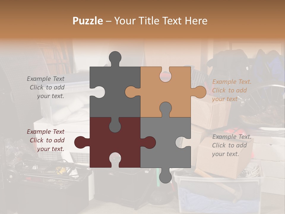 Box Dirty Garage PowerPoint Template