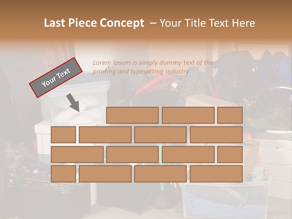 Box Dirty Garage PowerPoint Template