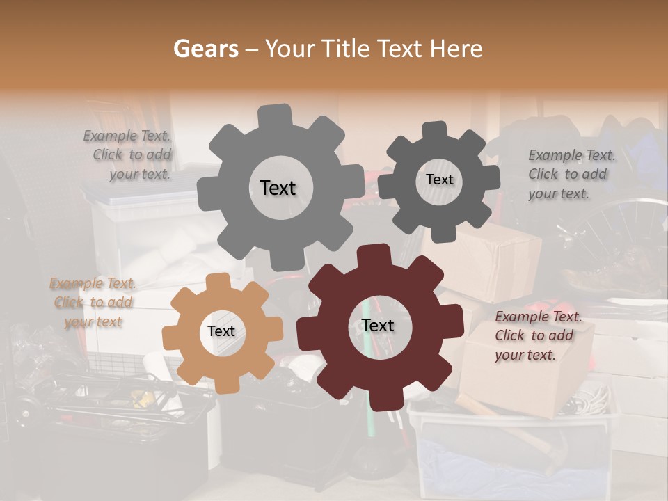 Box Dirty Garage PowerPoint Template