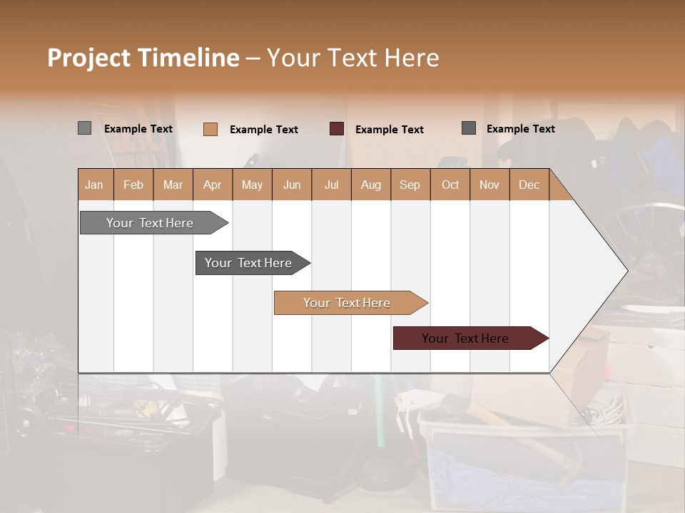 Box Dirty Garage PowerPoint Template