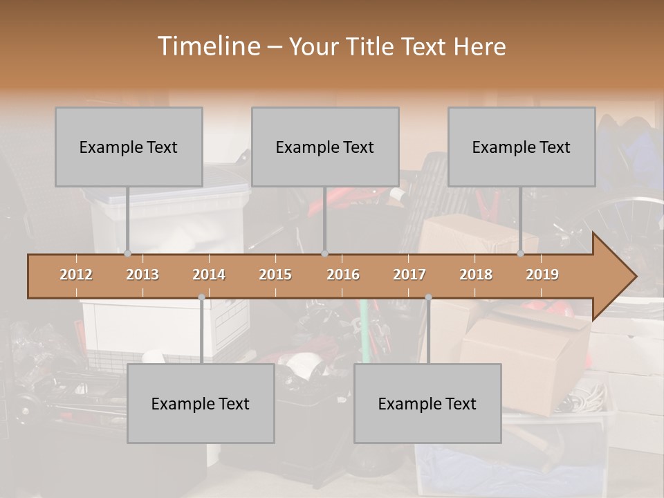 Box Dirty Garage PowerPoint Template