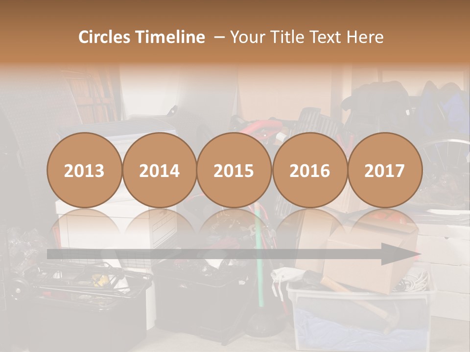 Box Dirty Garage PowerPoint Template