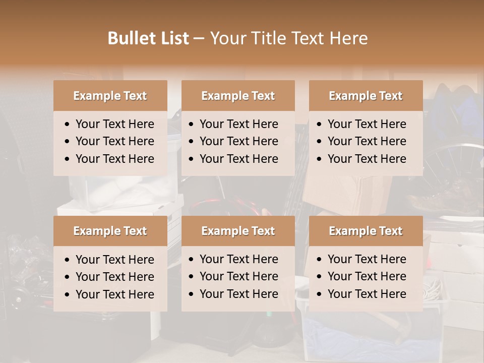 Box Dirty Garage PowerPoint Template
