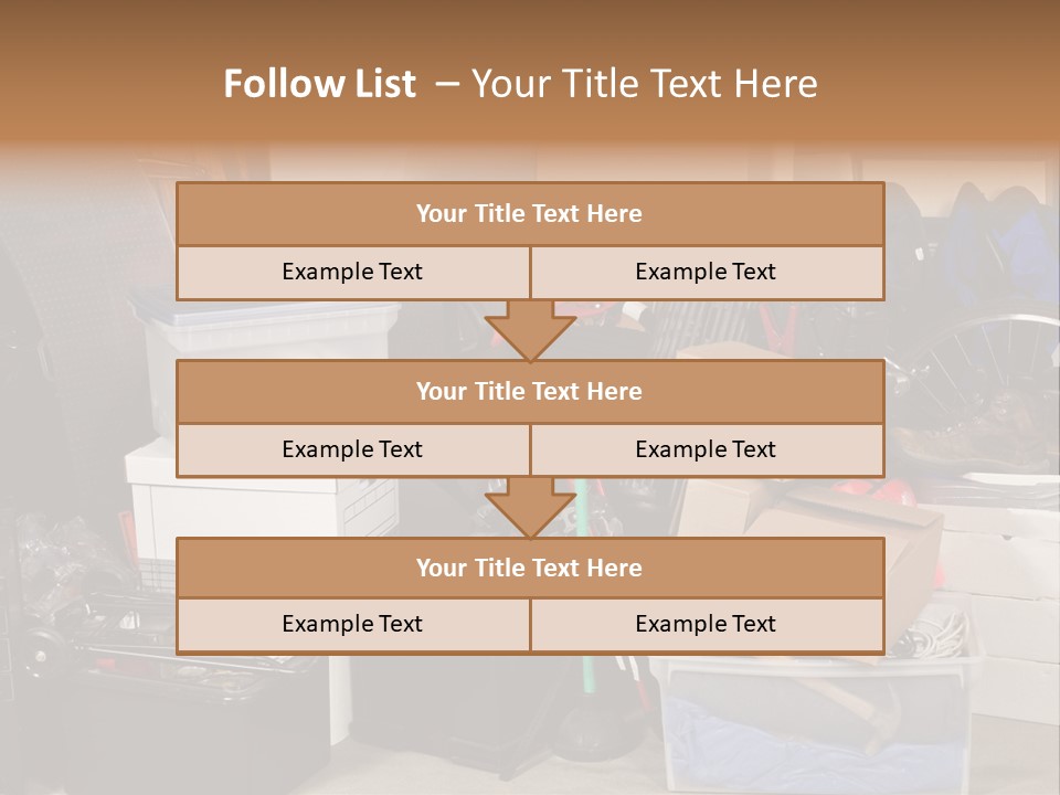 Box Dirty Garage PowerPoint Template