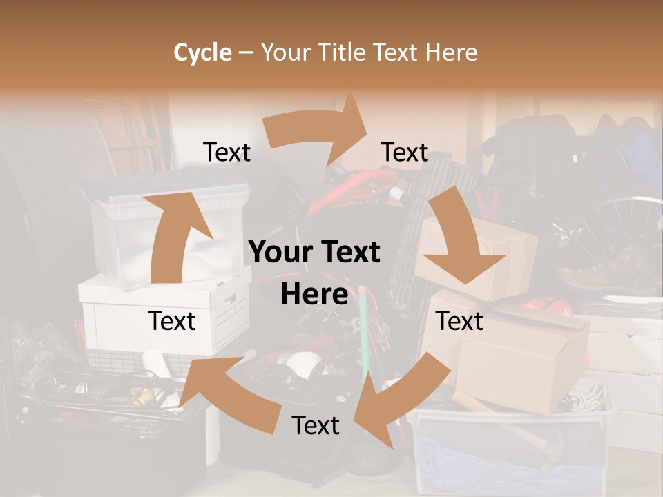 Box Dirty Garage PowerPoint Template