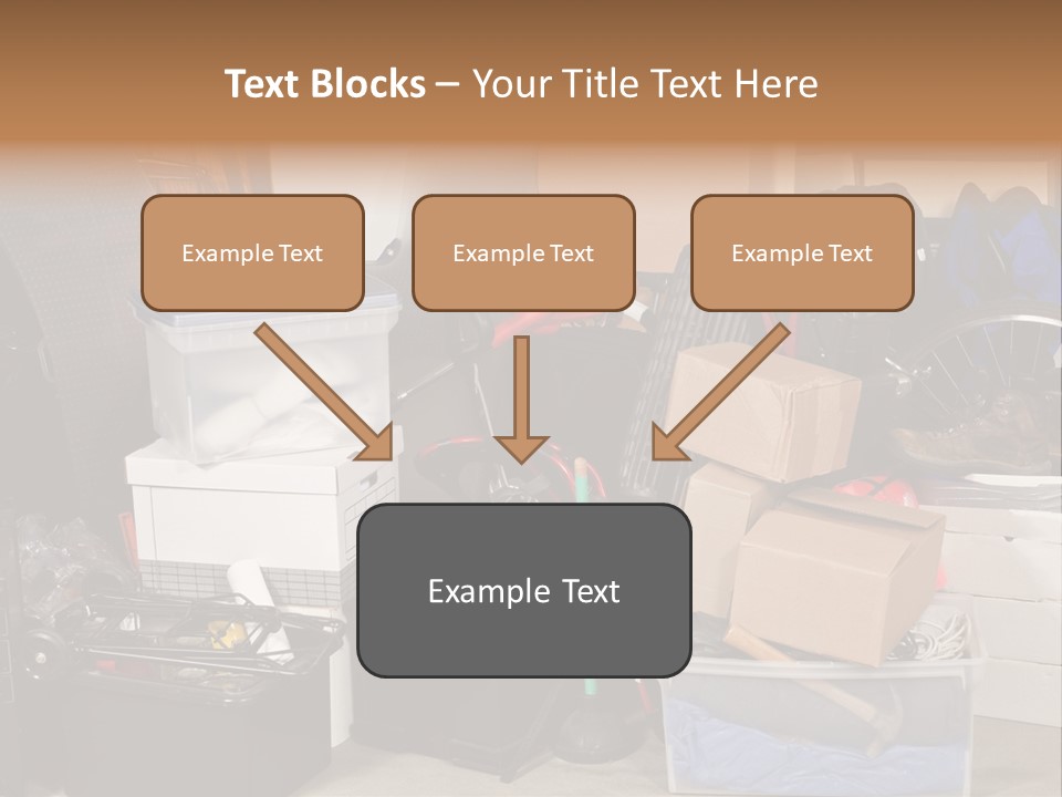 Box Dirty Garage PowerPoint Template