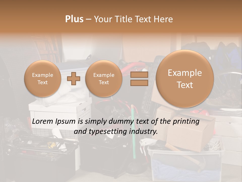 Box Dirty Garage PowerPoint Template