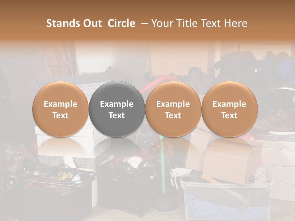 Box Dirty Garage PowerPoint Template