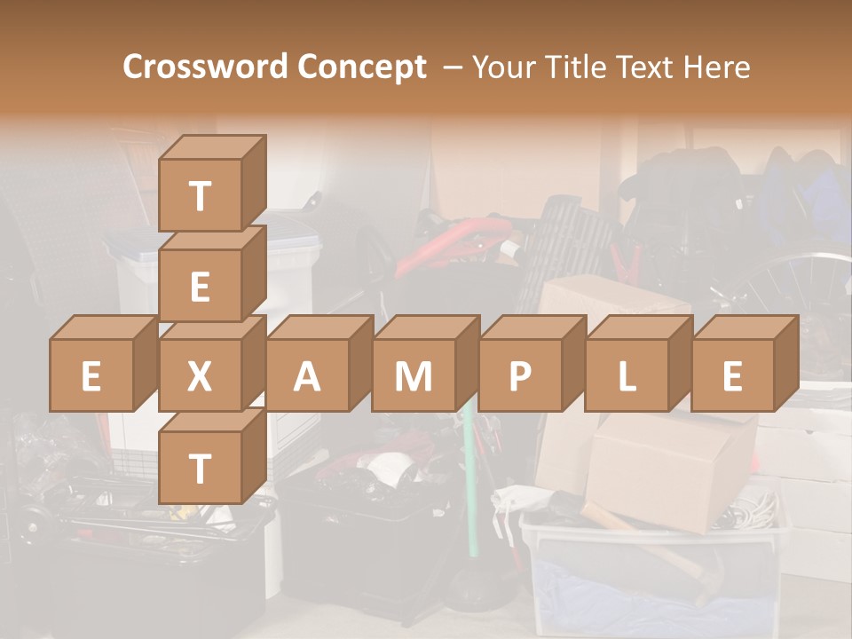 Box Dirty Garage PowerPoint Template