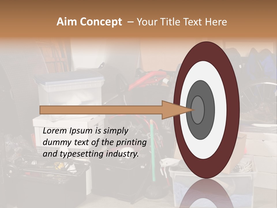 Box Dirty Garage PowerPoint Template