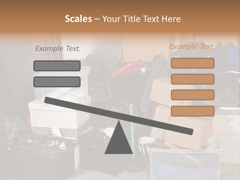 Box Dirty Garage PowerPoint Template