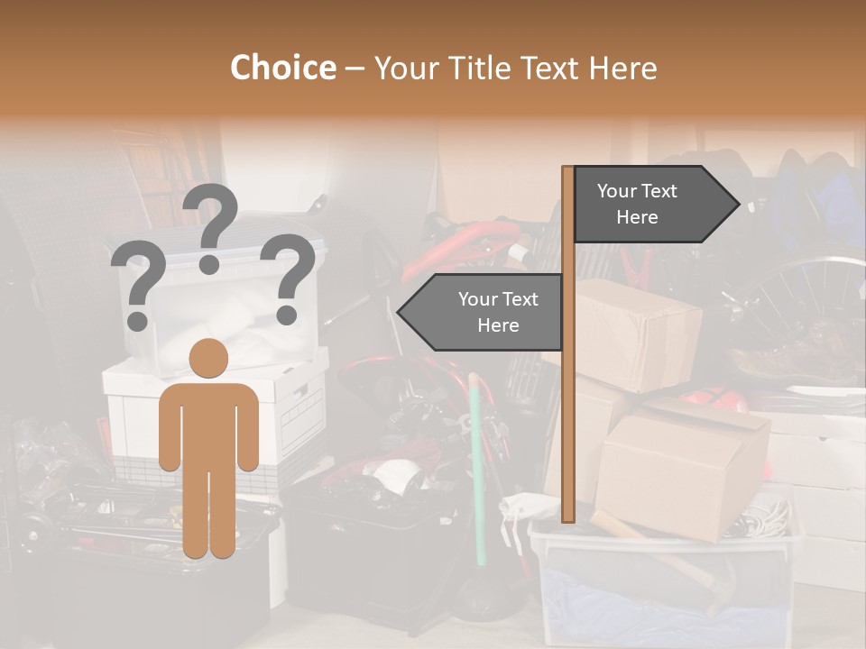 Box Dirty Garage PowerPoint Template