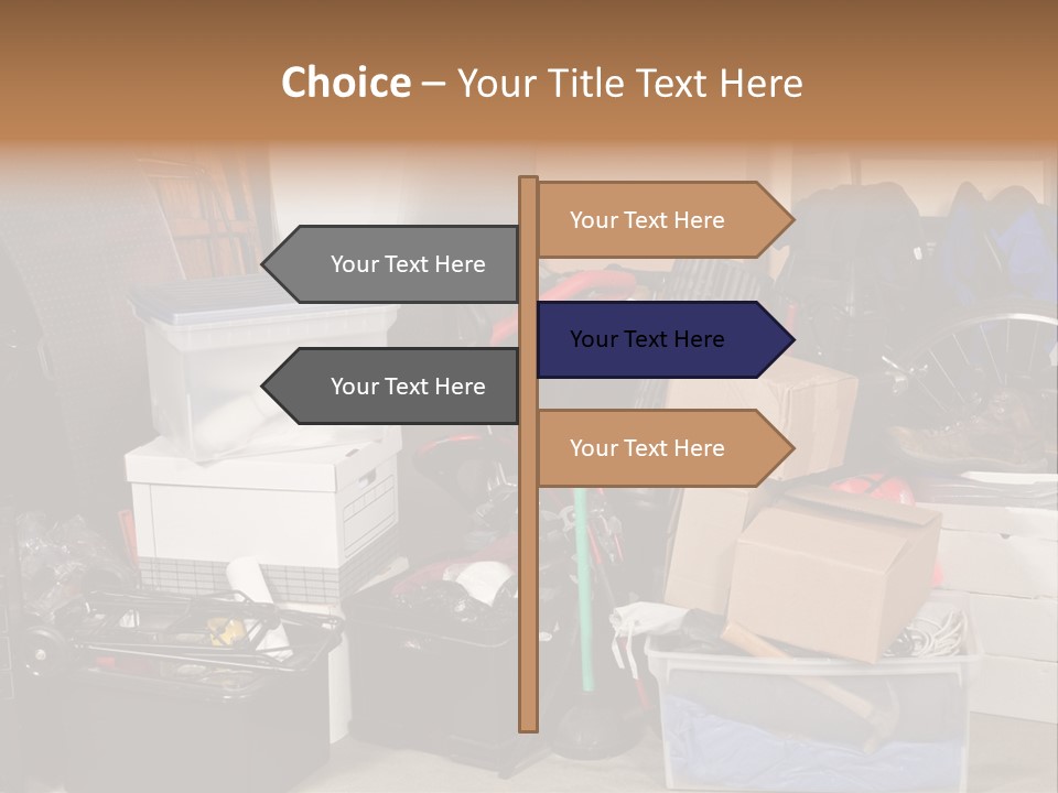 Box Dirty Garage PowerPoint Template
