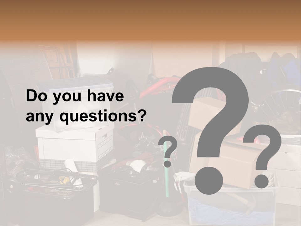 Box Dirty Garage PowerPoint Template