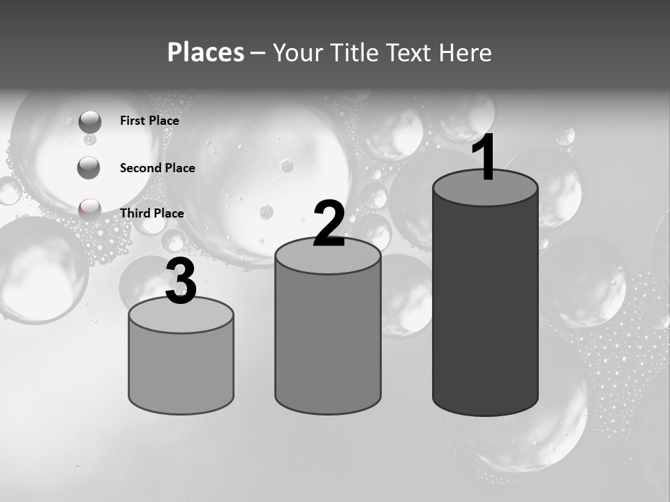 Beauty Space Bubble PowerPoint Template