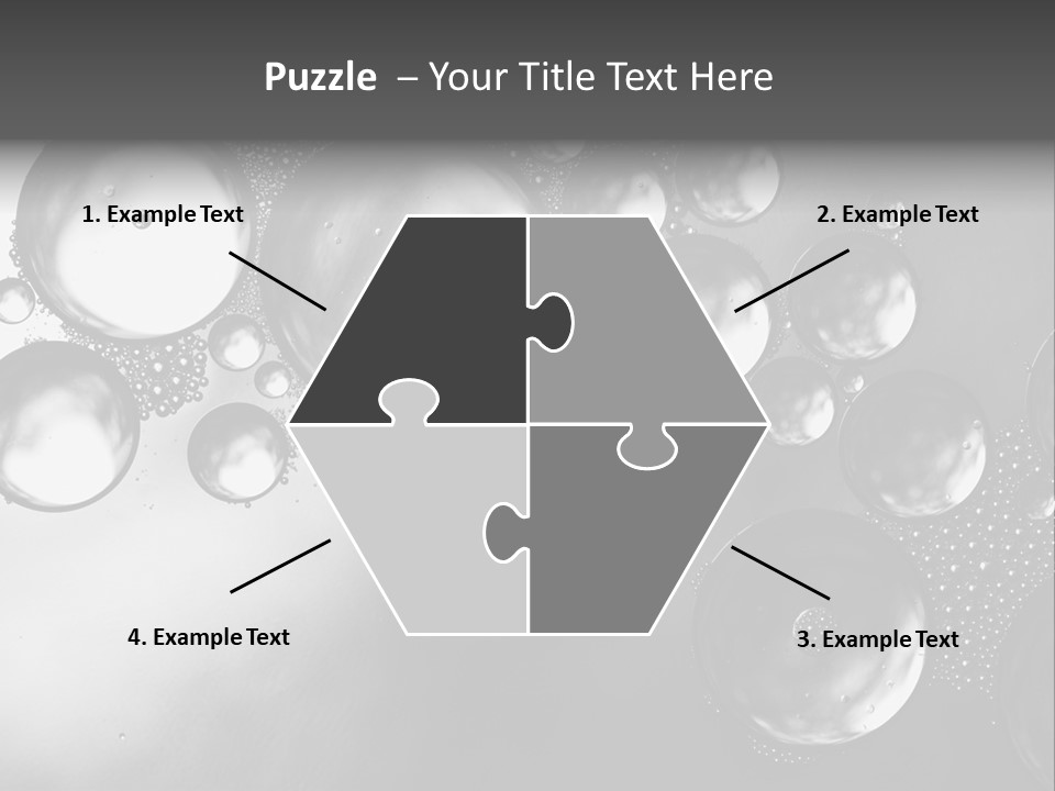 Beauty Space Bubble PowerPoint Template