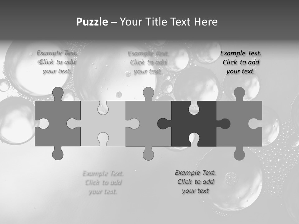 Beauty Space Bubble PowerPoint Template