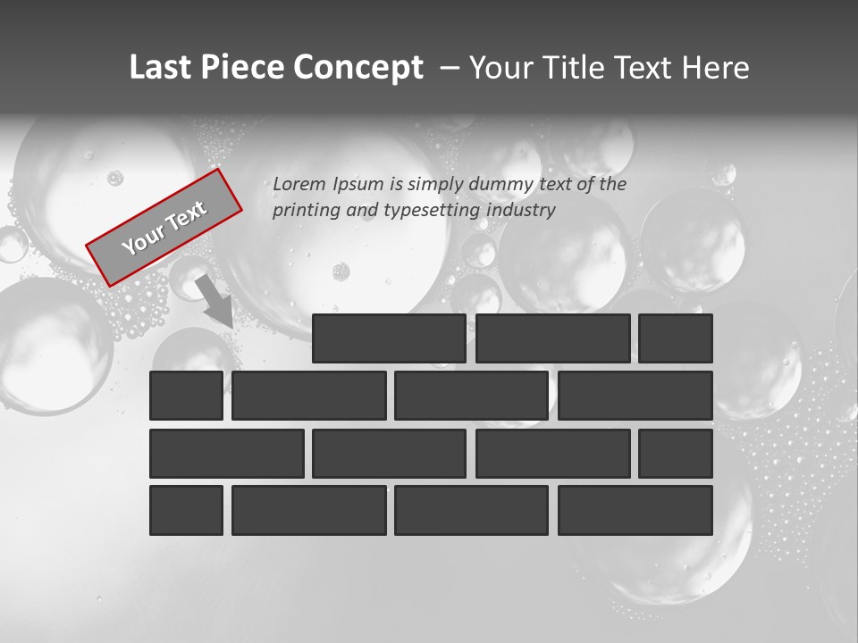 Beauty Space Bubble PowerPoint Template