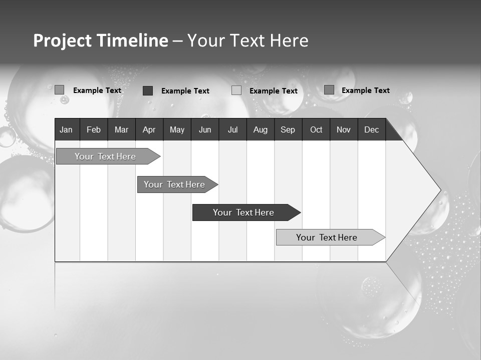 Beauty Space Bubble PowerPoint Template