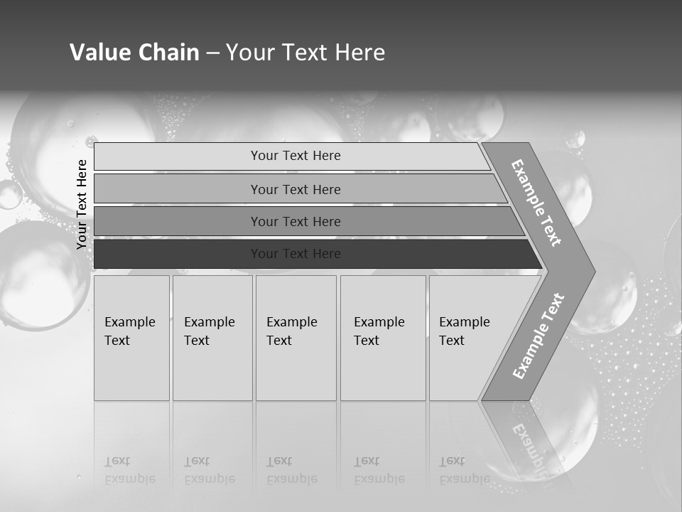 Beauty Space Bubble PowerPoint Template