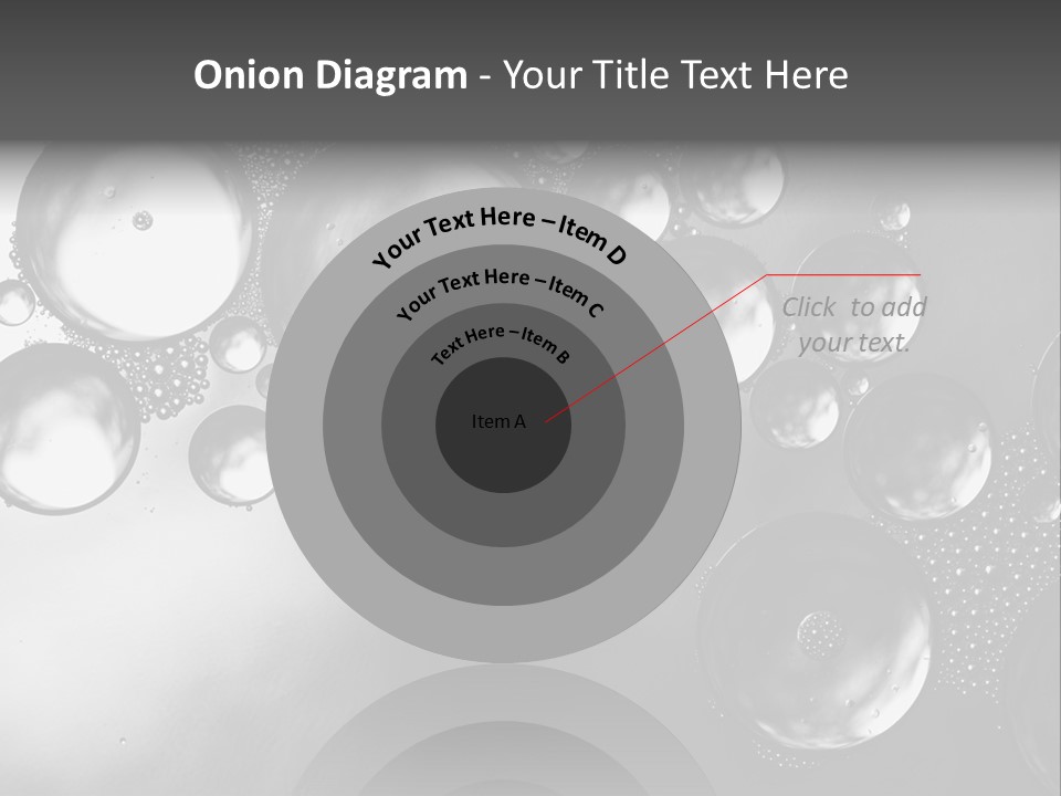 Beauty Space Bubble PowerPoint Template