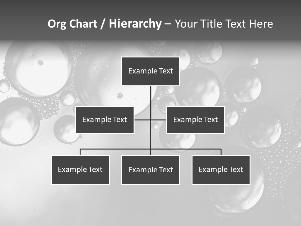 Beauty Space Bubble PowerPoint Template