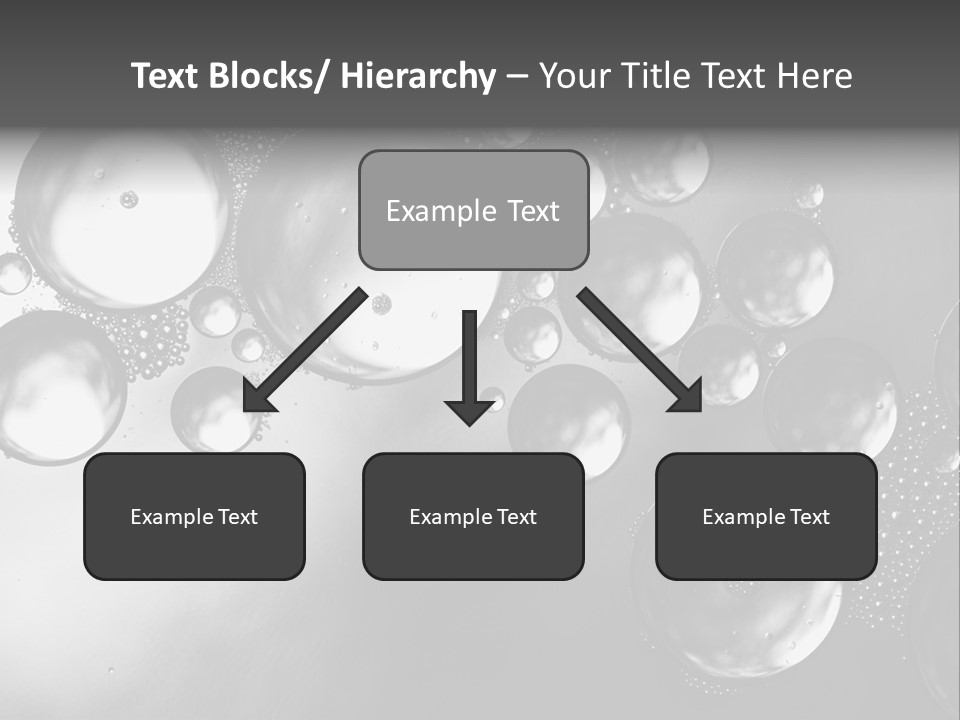 Beauty Space Bubble PowerPoint Template