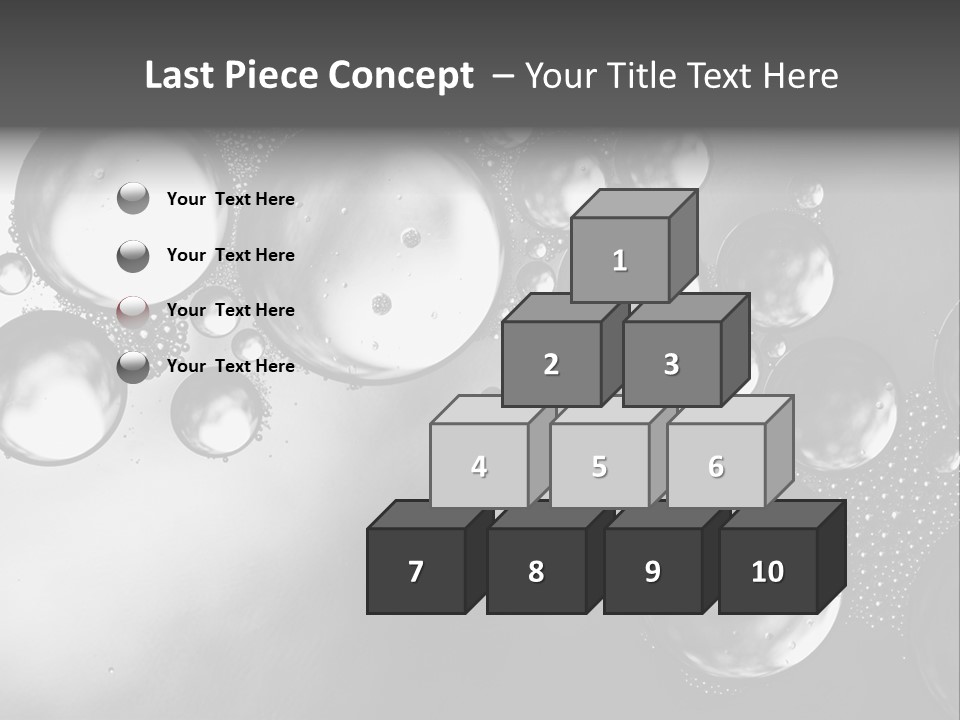 Beauty Space Bubble PowerPoint Template