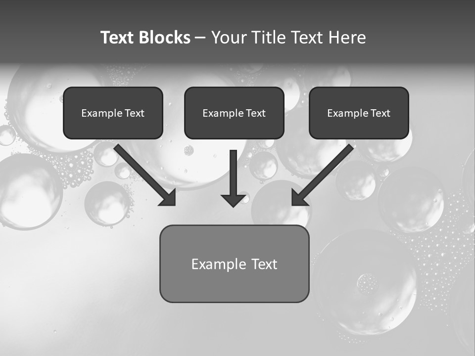 Beauty Space Bubble PowerPoint Template