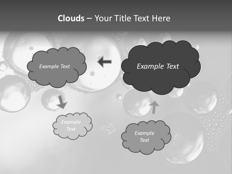 Beauty Space Bubble PowerPoint Template