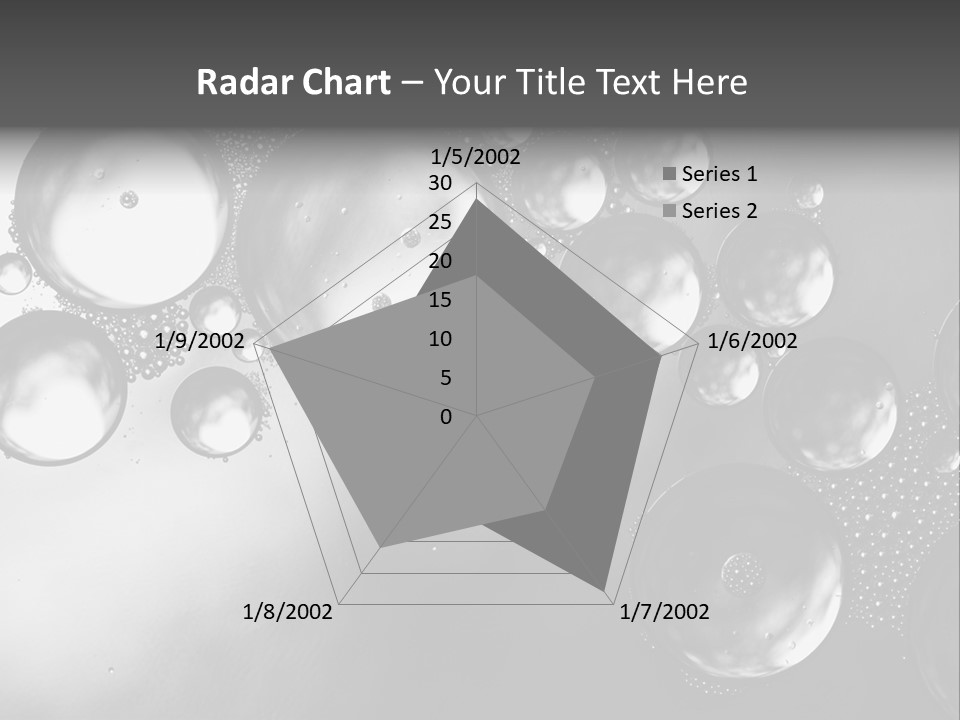 Beauty Space Bubble PowerPoint Template