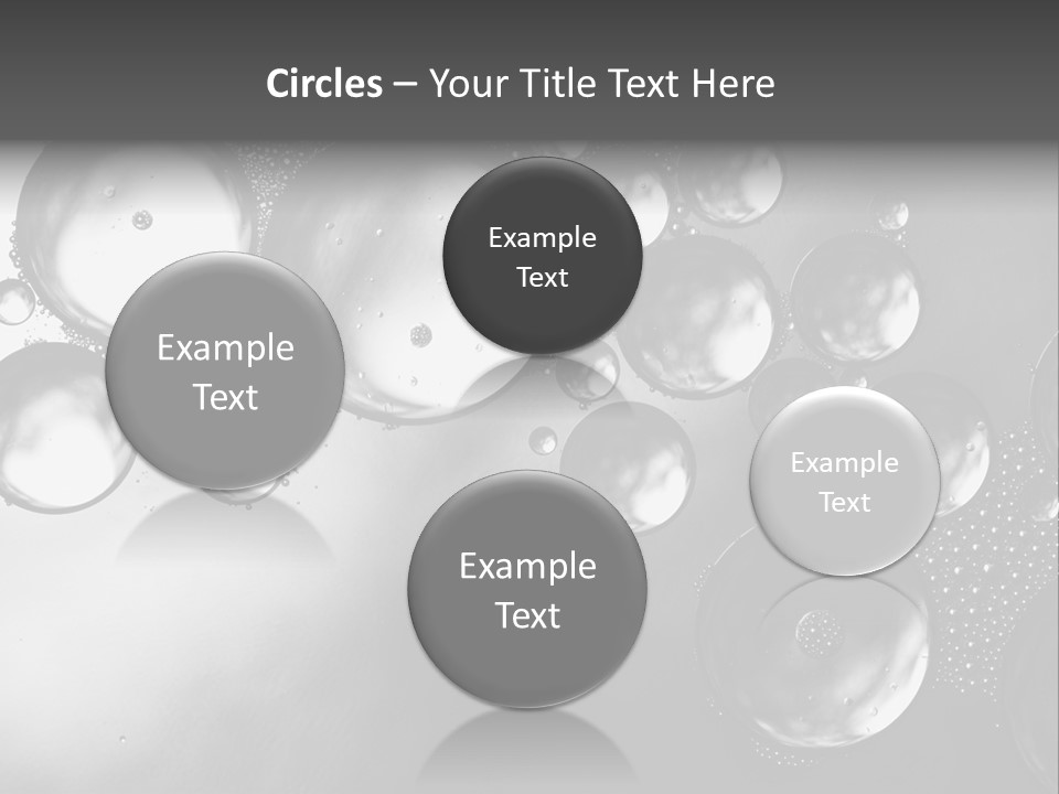 Beauty Space Bubble PowerPoint Template