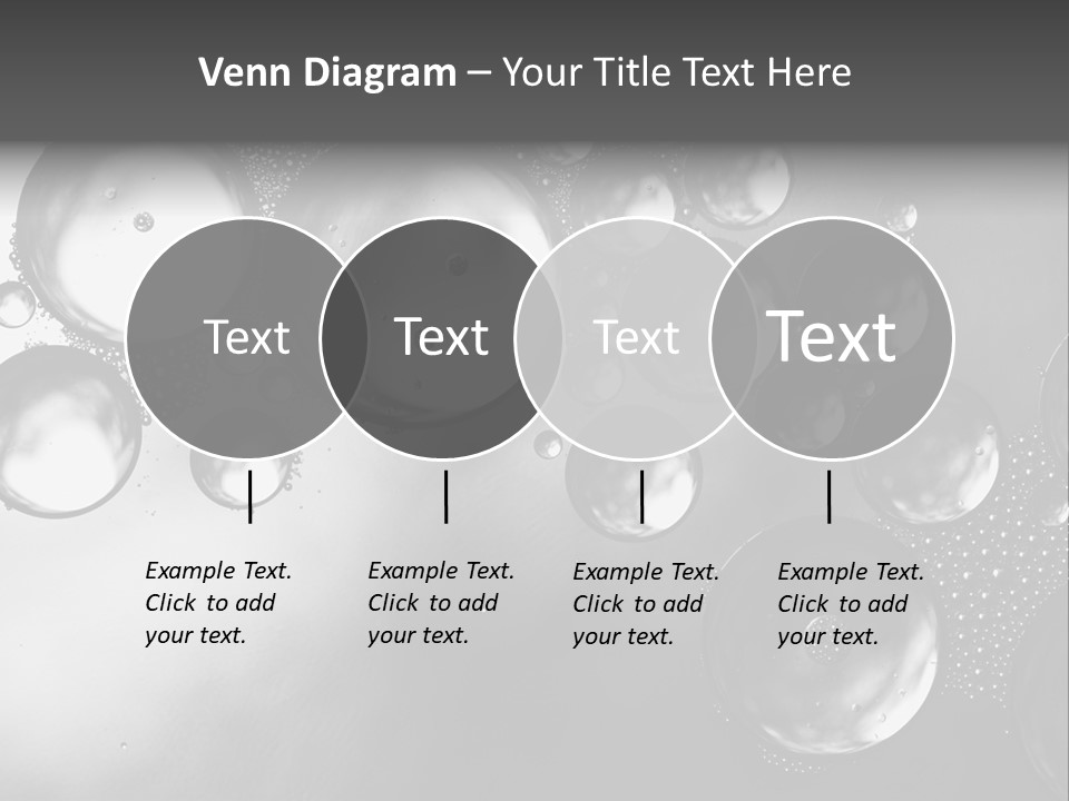 Beauty Space Bubble PowerPoint Template