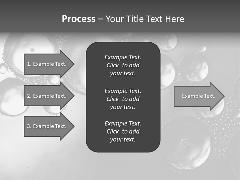Beauty Space Bubble PowerPoint Template