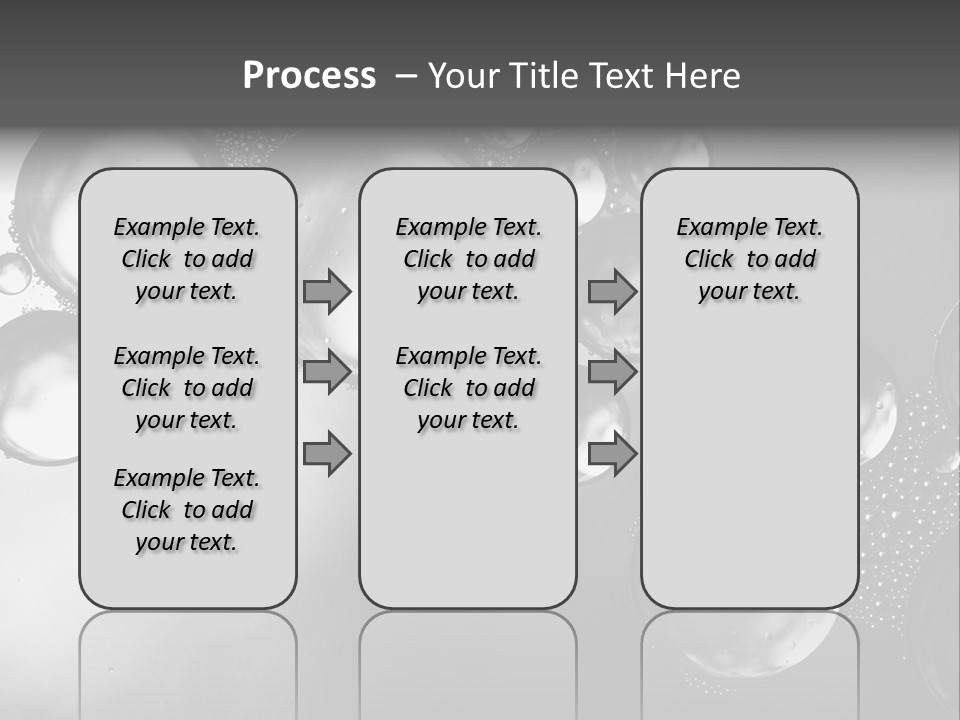 Beauty Space Bubble PowerPoint Template
