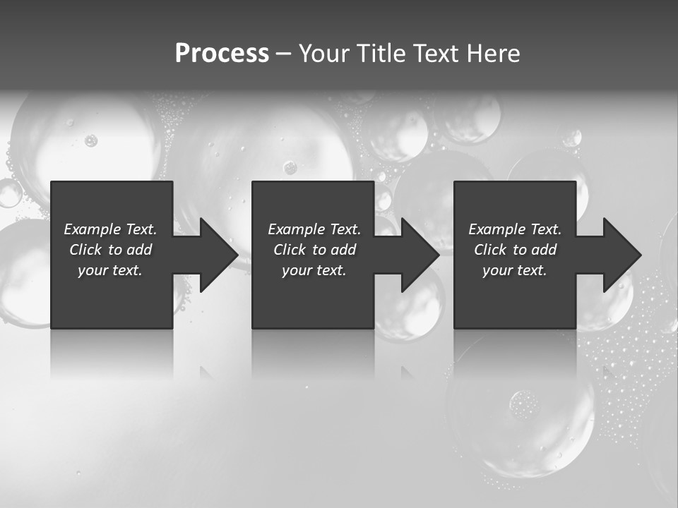 Beauty Space Bubble PowerPoint Template