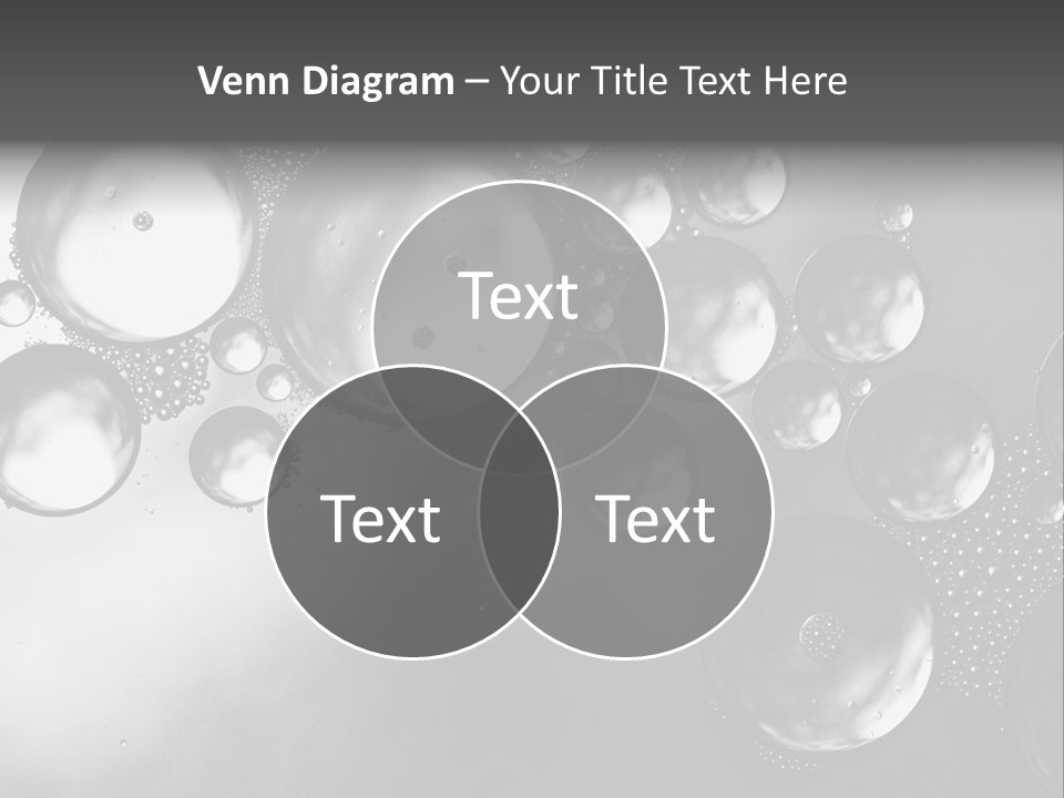 Beauty Space Bubble PowerPoint Template