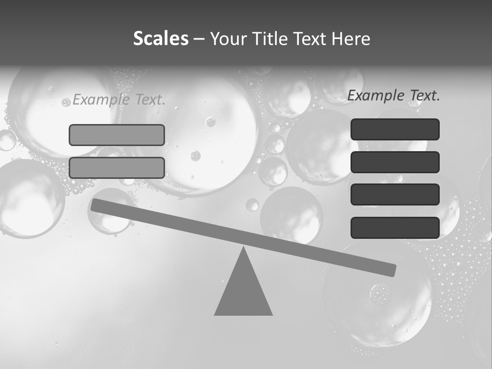 Beauty Space Bubble PowerPoint Template