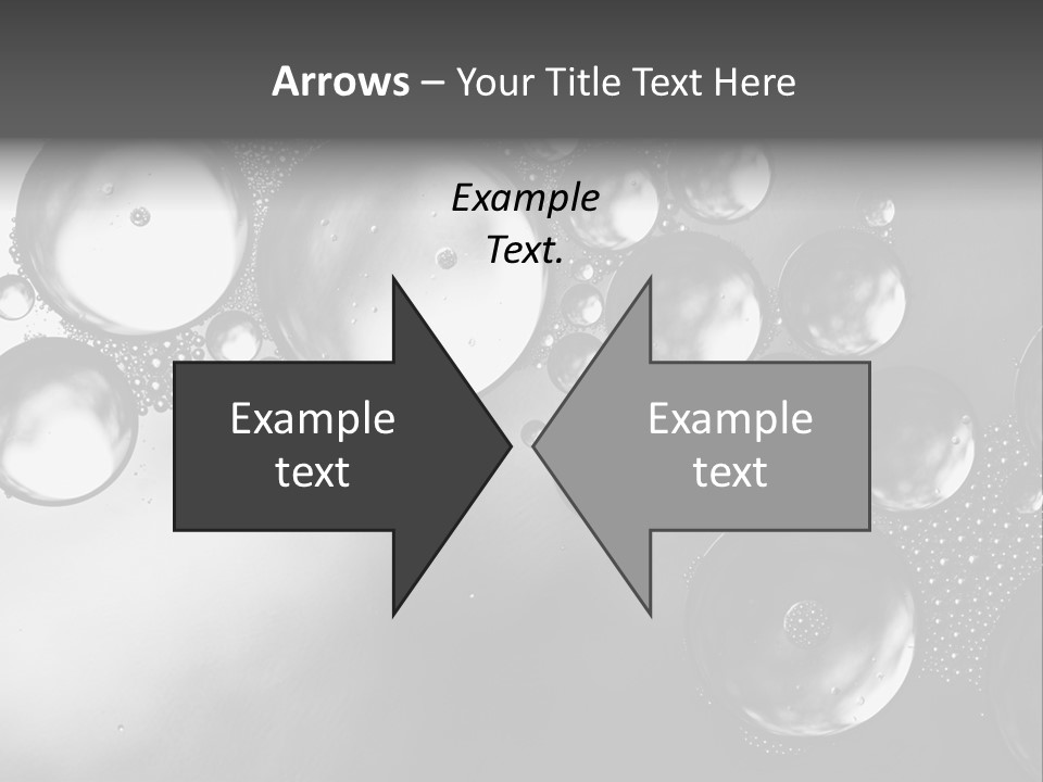 Beauty Space Bubble PowerPoint Template