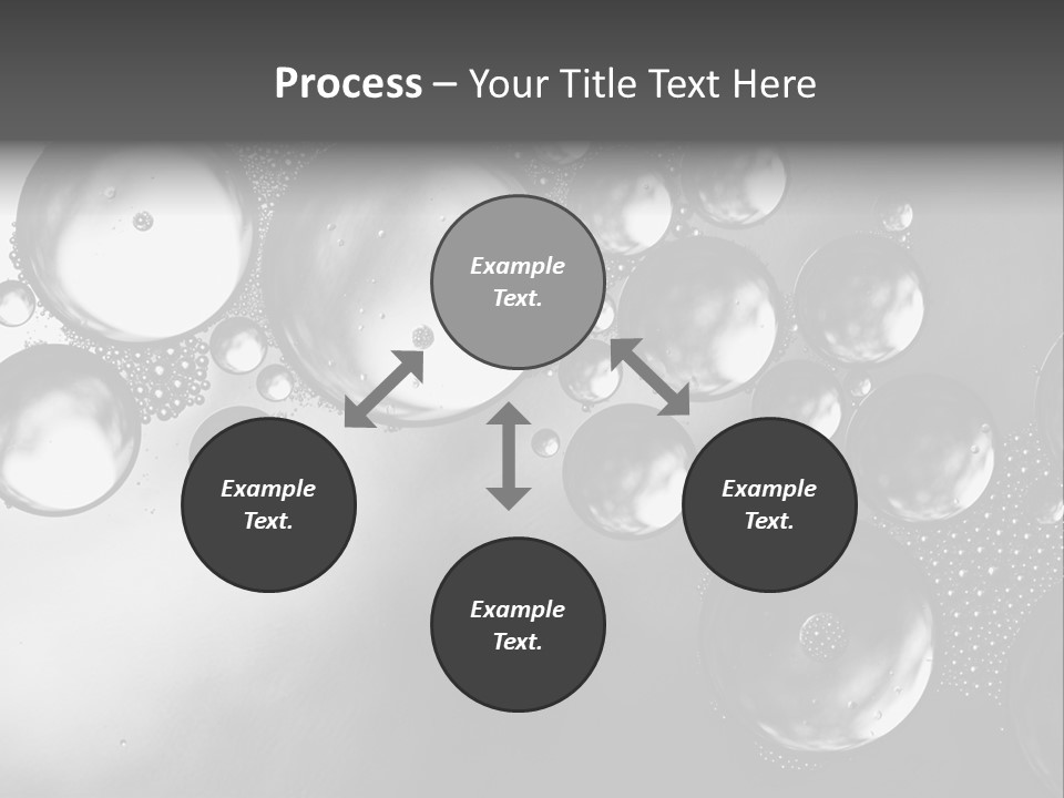 Beauty Space Bubble PowerPoint Template