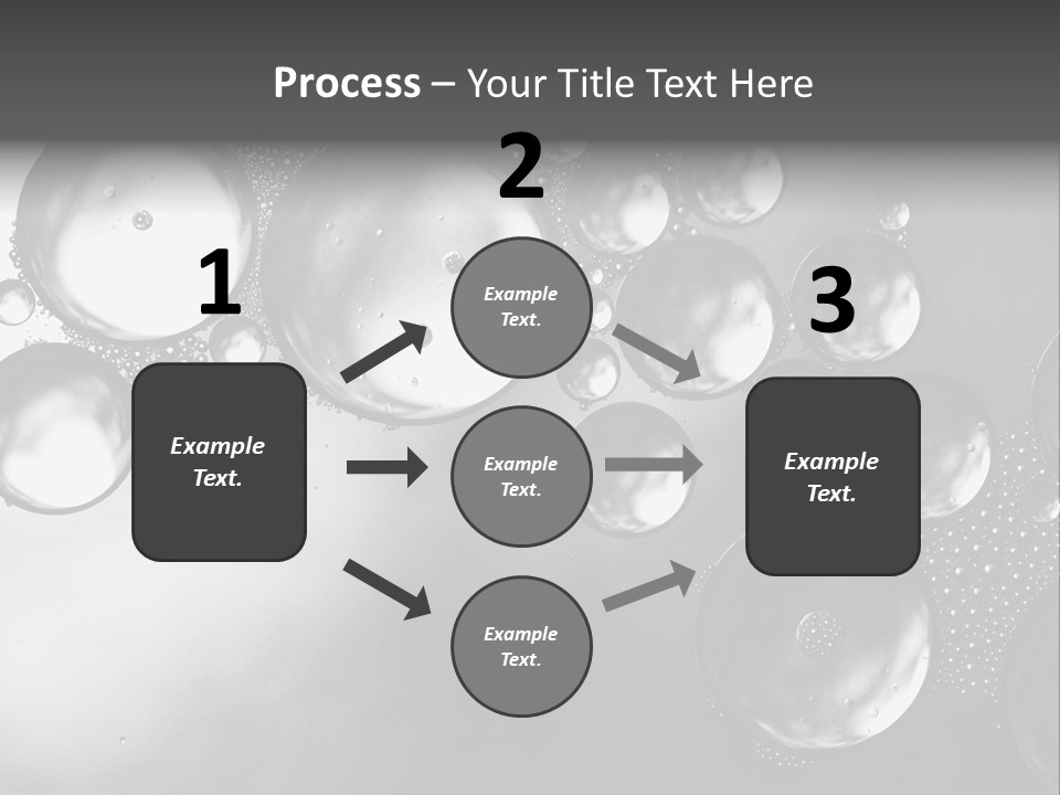 Beauty Space Bubble PowerPoint Template