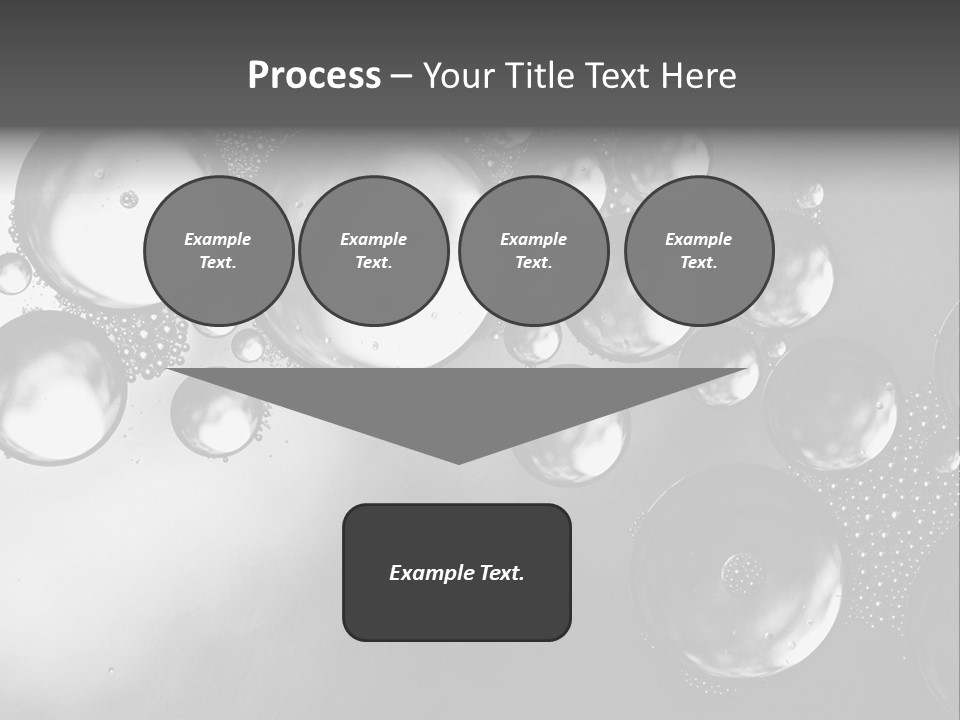 Beauty Space Bubble PowerPoint Template