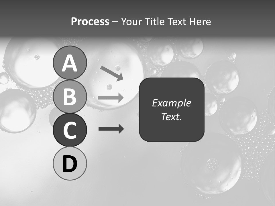 Beauty Space Bubble PowerPoint Template