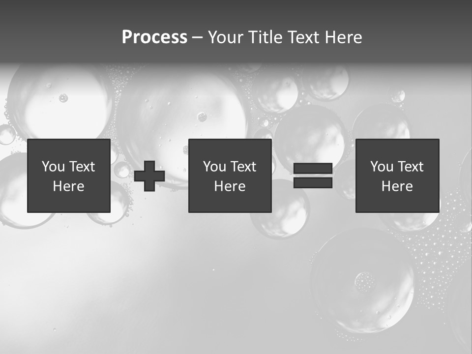 Beauty Space Bubble PowerPoint Template