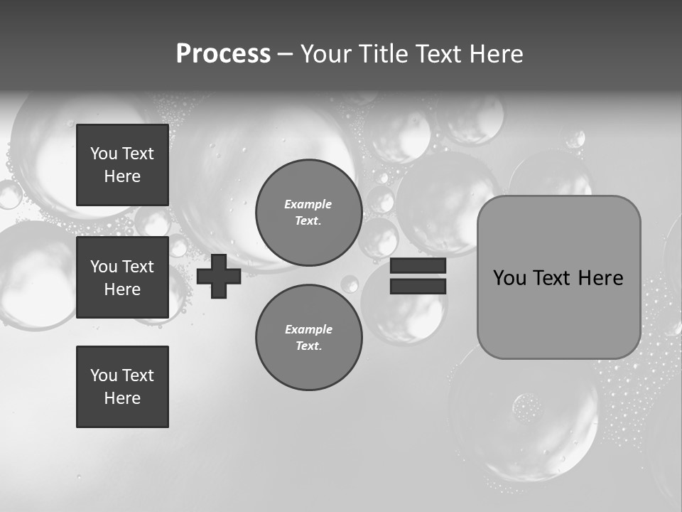Beauty Space Bubble PowerPoint Template